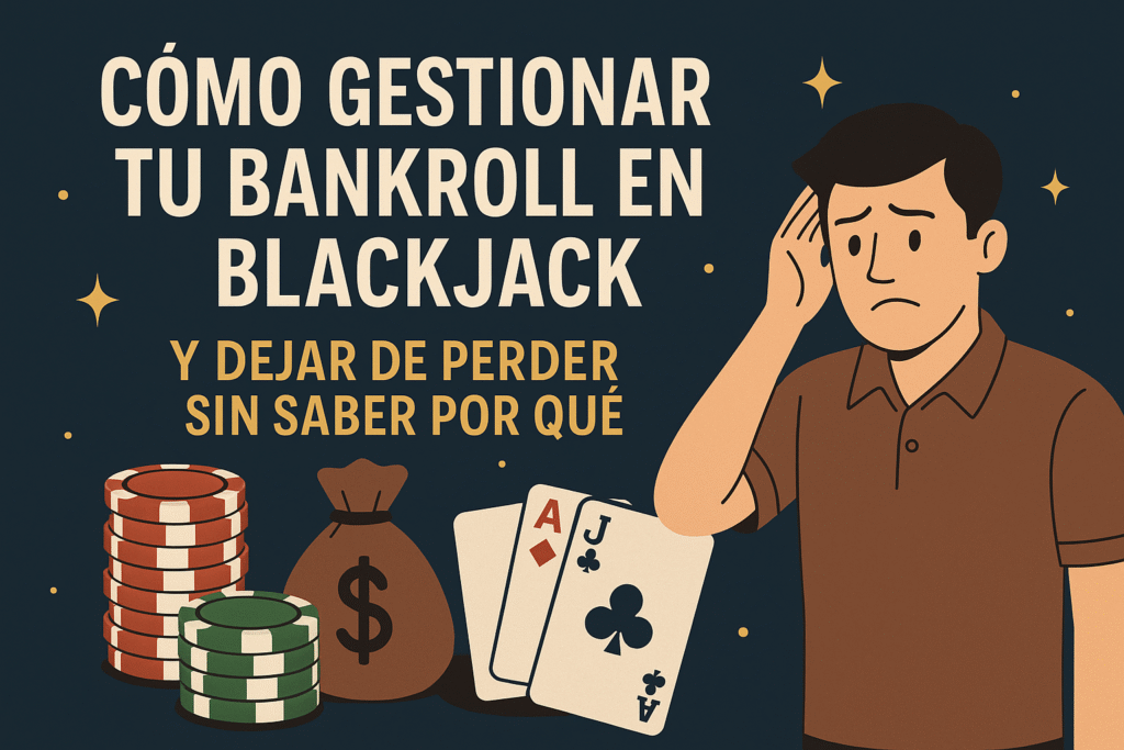 Cómo gestionar tu bankroll en blackjack para jugar con estrategia y evitar pérdidas innecesarias.