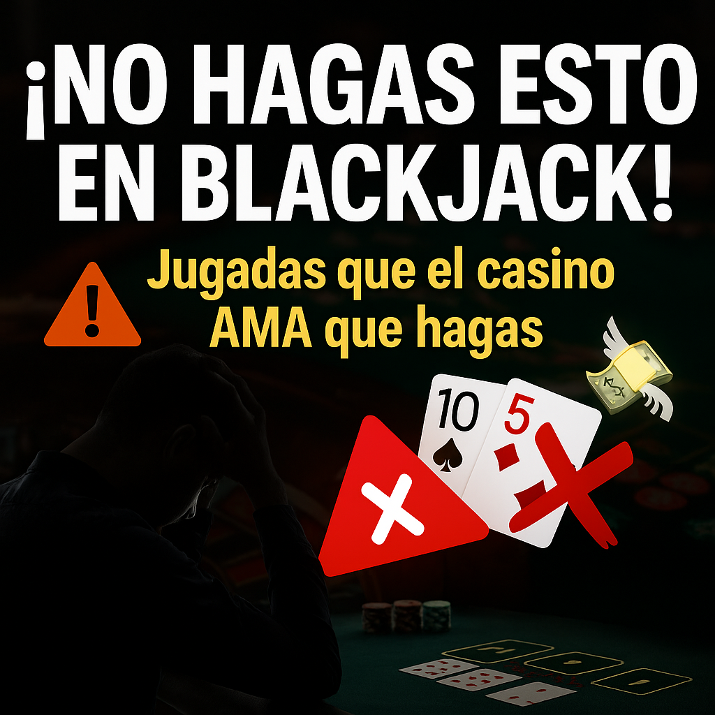 Errores comunes al jugar blackjack que hacen perder dinero a los jugadores, y cómo evitarlos.