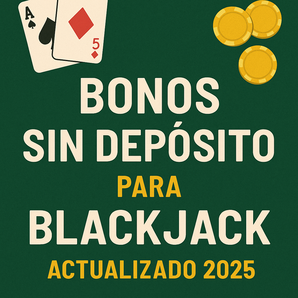Promoción de bonos sin depósito para jugar al blackjack online en 2025