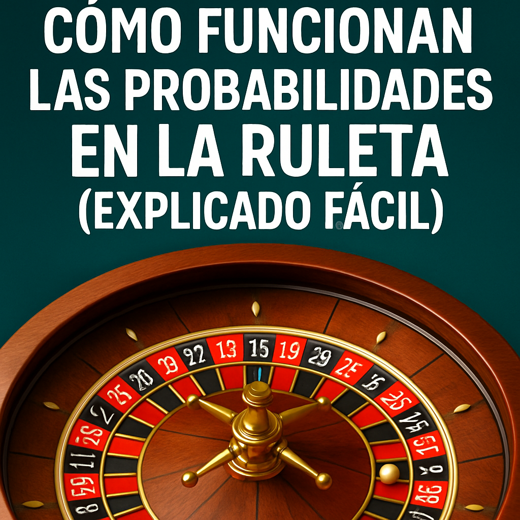 Explicación fácil sobre cómo funcionan las probabilidades en la ruleta online y cómo afectan tus apuestas.