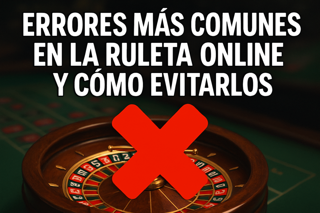 Errores más comunes que los jugadores cometen al jugar a la ruleta online y cómo evitarlos para mejorar sus resultados.